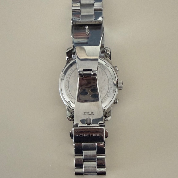 Michael Kors Metallic Chronograph Watch main image 3